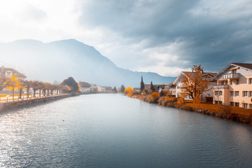 autumn season, Interlaken City, Switzerland