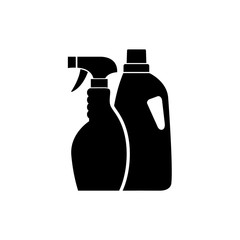 Cleaning icon, cleaning company, cleaning, logo isolated on white background