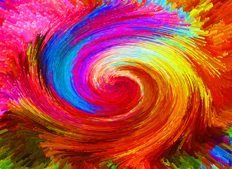 Abstract colorful Sea Wave