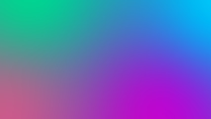 Abstract gradient pink green and blue soft colorful background. Modern horizontal design for mobile app.