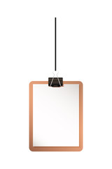 mockup paper board of corporate identity and stationery design theme Vector illustration