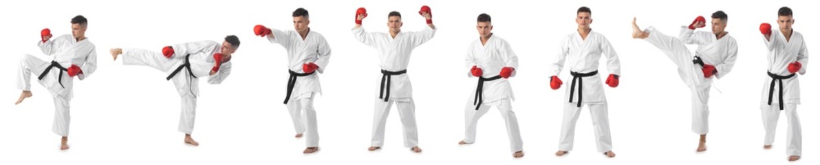Taekwondo, judo, karate athlete