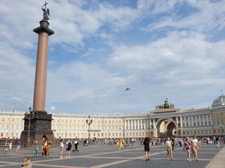 22 of July 2020 - St.Petersburg, Russia: Palace Square
