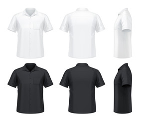Short sleeve dress shirt