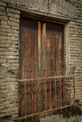 Exterior of an abandoned house
