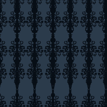 Vector abstract geometric halloween stripe seamless pattern. Hand drawn grunge design. Food, packaging, surface design . Modern brush design. Perfect for your creepy party.