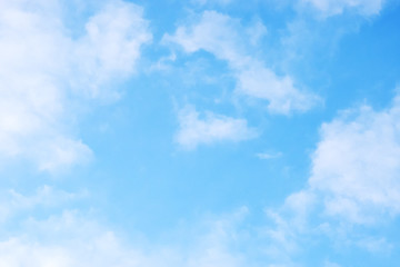 Fototapeta na wymiar blue sky clouds background. conceptual backdrop