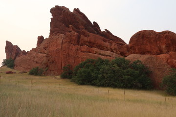 Red Rock Cliffs and canyons