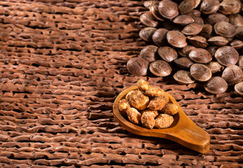 Plukenetia volubilis - Dried seeds of sacha fruit - Inchi peanuts
