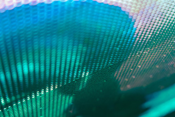 CloseUp LED blurred screen. LED soft focus background. abstract background ideal for design.