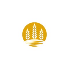 Wheat Logo Template vector symbol
