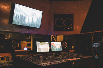 high end Professional audio production studio