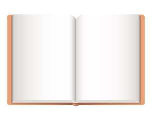 mockup open notebook of corporate identity and stationery design theme Vector illustration