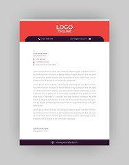 Business style letterhead design