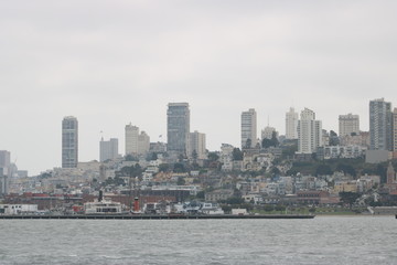 Fototapeta na wymiar Sailing in San Francisco