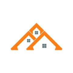 Home real estate logo icon vector. Creative abstract real estate icon logo and business card template.