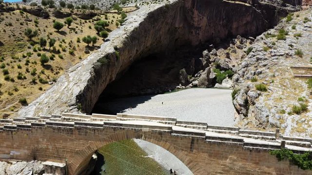 The Severan Bridge is a late Roman bridge located near the ancient city of Arsameia, 55 km north east of Adıyaman in southeastern Turkey. 