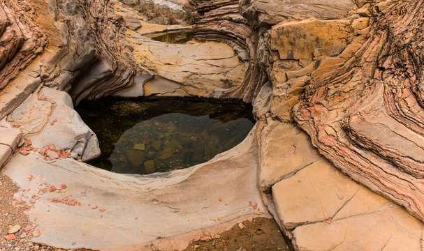 The Pools of Ernst Tinaja,Big Bend National Park,Texas,USA