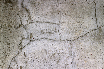 cracked concrete wall