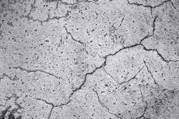old cracked concrete wall