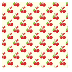 Seamless Pattern with Cherry as Object can be used for gift wrapping, fabric and much more.