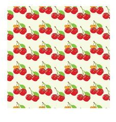 Seamless Pattern with Cherry as Object can be used for gift wrapping, fabric and much more.
