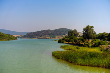 Panoramic view in Bnim Mtir  Tunisia, North Africa