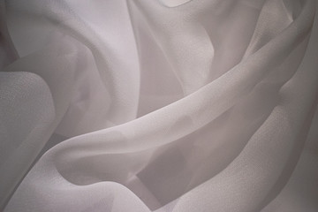 rippled fabric organza soft chiffon folded