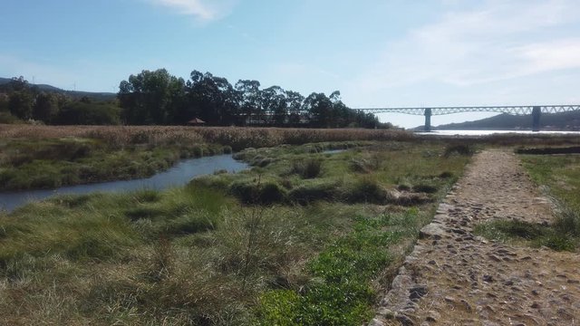 Catoira, landscape in Pontevedra. Galicia,Spain