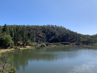 Obraz premium lake and forest