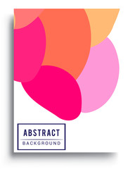 Modern abstract covers. Cool gradient shapes composition, vector covers design.