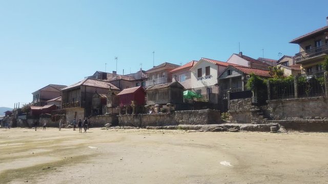 Combarro, beautiful coastal village of  Pontevedra,Galicia,Spain