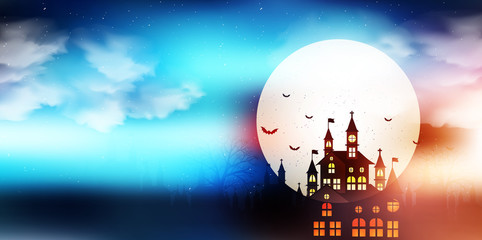 ハロウィン 城 風景 背景 Wall Mural Wallpaper Murals J Boy ハロウィン 城 風景 背景 Wall Mural Wallpaper Murals J Boy