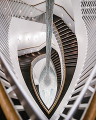 spiral staircase in the factory