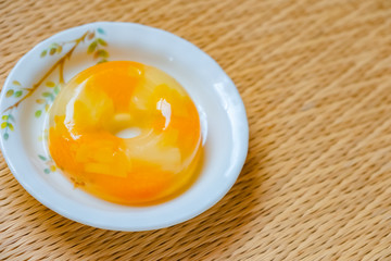 フルーツゼリー　寒天