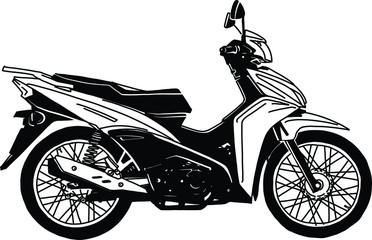 Fototapeta na wymiar motorcycle vector illustration