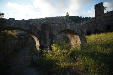 Fototapeta na wymiar Castle in Ferrol, historical city of A Coruna. Galicia,Spain