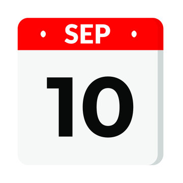 10 September Calendar Icon