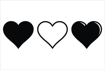 Love Hearth icon vector. Flat icon Love symbol