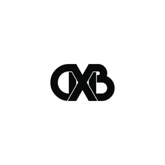 dxb letter original monogram logo design