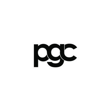 pgc letter original monogram logo design