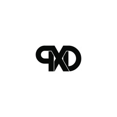 pxd letter original monogram logo design