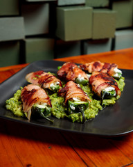 jalapeno wrap with cheese and bacon