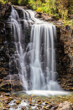 Beautiful Long Exposure Waterfall in Colorado