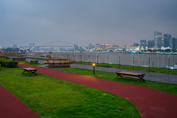 Fototapeta premium The Expo park in Shanghai, China