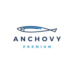 anchovy logo vector icon illustration