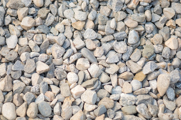 Textured background of gravel stones