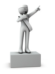 公約を訴えかける立候補者