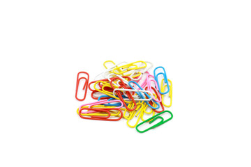 colorful paper clips