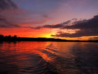 Sunset over Lake Allatoona